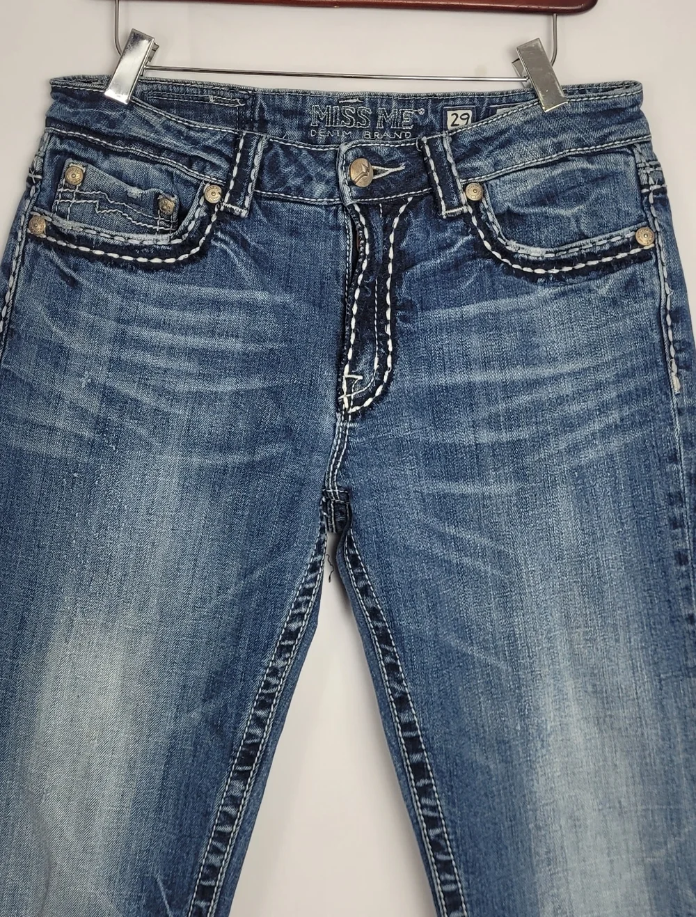 Miss Me Boyfriend Cropped Capri JB1026P4 Jeans Size 29